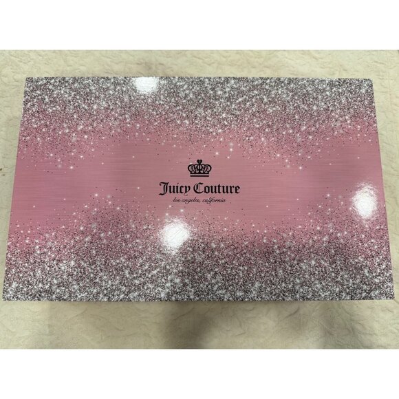 Juicy Couture Women’s 3 Piece Sequin Mini Hobo Bag with Wristlet Keychain Gift - Picture 7 of 7